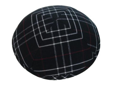 Custom Plaid Kippah