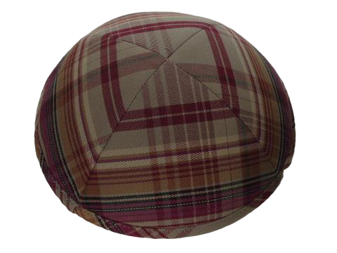 Custom Plaid Kippah